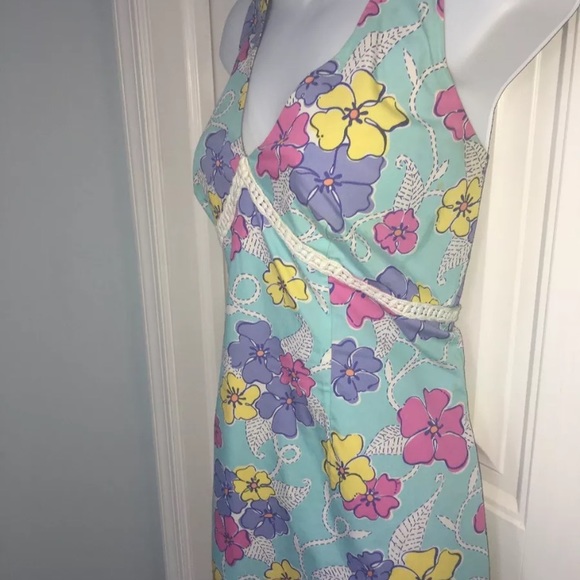 Lilly Pulitzer Halter Dress sz 8 - Picture 3 of 4